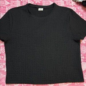 ABERCROMBIE | Women's Fitted Textured Baby Tee size XL